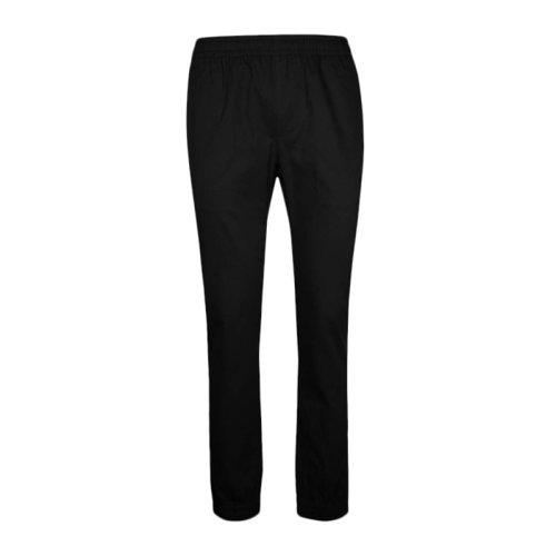 VERSACE/范思哲 男士黑色棉質(zhì)經(jīng)典字母徽標印花圖案休閑褲運動褲長褲男褲 A86096-A226391-A1008