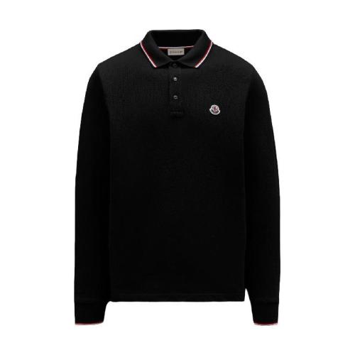  MONCLER蒙可蒙克萊 22年秋冬 男士 長袖Polo 徽標長袖Polo衫 H20918B7010084556999