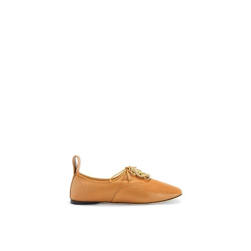  LOEWE羅意威  女士 休閑運動鞋 Anagram soft derby in lambskin L814S02X03-2580 預定商品1-3周發貨