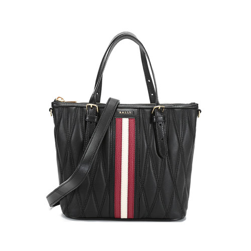 BALLY/巴利  女士小號(hào)皮質(zhì)絎縫手提單肩斜挎包托特包 DAMIRAH SM QT
