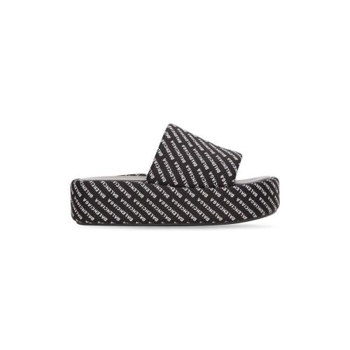  BALENCIAGA巴黎世家 22年秋冬 女士 平底涼鞋 RISE SANDAL ALLOVER LOVER 656988W2EK01090
