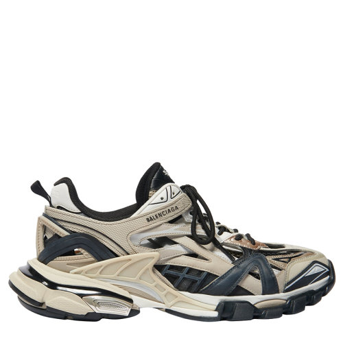 Balenciaga/巴黎世家 21年春夏新款 TRACK2系列 男士色和黑色網布尼龍運動鞋568614W2GN38071