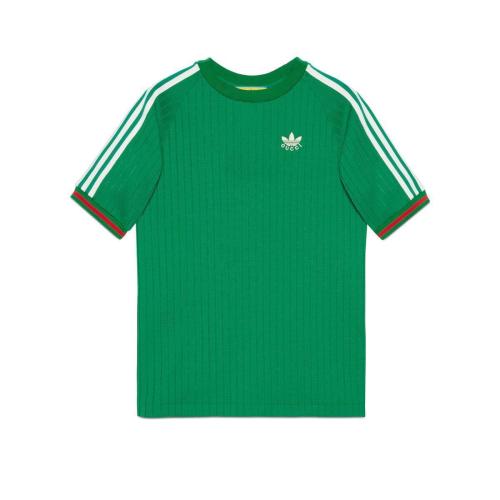  GUCCI古馳 22年秋冬 男士 adidas x Gucci聯名系列針織T恤 700486 XJEJT 3063