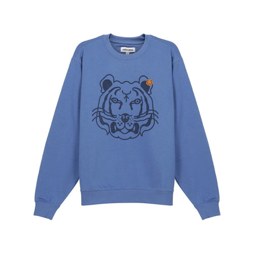 KENZO/高田賢三 男衛衣 男士棉質加絨款K-Tiger圓領長袖衛衣運動衫 5SW005 4MO