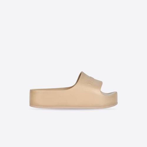  BALENCIAGA巴黎世家 22年春夏 女士 拖鞋 Women's Chunky Slide Sandal in Brown 654315W1S899 預定商品1-3周發貨