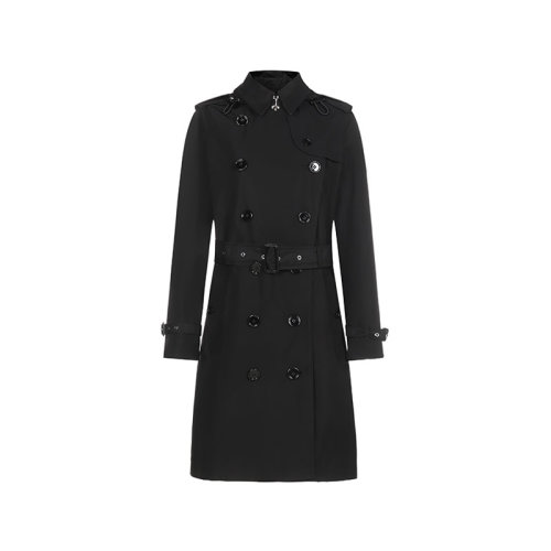 BURBERRY/博柏利 2021款 女士風衣 女款聚酯纖維中長款連帽Trench風衣外套 80335201
