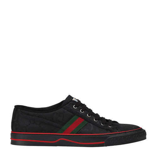 GUCCI/古馳 Gucci Off the Grid系列 男士黑色尼龍休閑運動鞋628709H9H701072