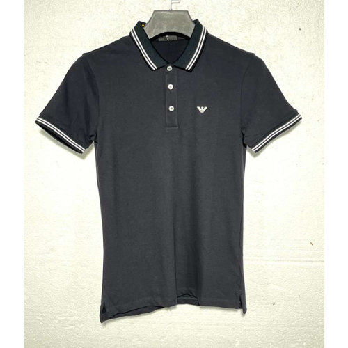 Emporio Armani/安普里奧阿瑪尼 黑色男士短POLO