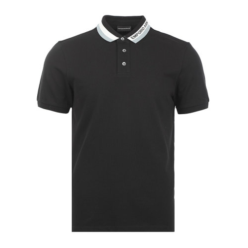 Emporio Armani/安普里奧阿瑪尼22春夏字母徽標男士短袖T恤男士短POLO衫3L1FAQ1JPTZ