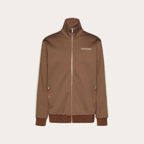  VALENTINO華倫天奴 22年秋冬 男士 衛(wèi)衣 SWEAT-SHIRT ZIPPé a COL MONTANT EN JERSEY A_VEC D
