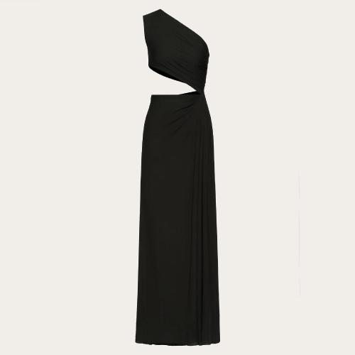  VALENTINO華倫天奴 22年秋冬 女士 連衣裙 ROBE DE SOIRéE EN GEORGETTE XB0VDD551MH0NO