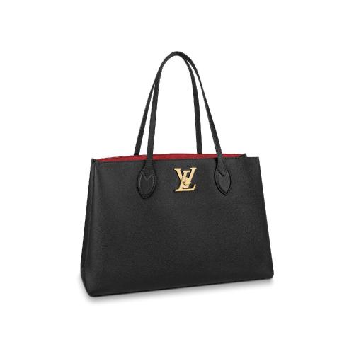  LV路易威登 22年秋冬 女士 手提包 Sac cabas Lockme M57345 預(yù)定商品2-6周發(fā)貨