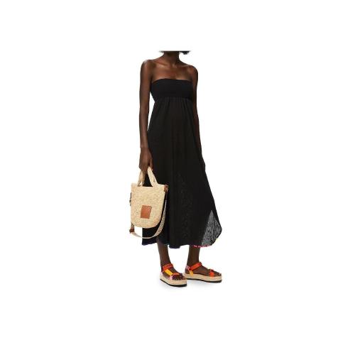  LOEWE羅意威 22年秋冬 女士 連衣裙 Mesh dress in cotton S616Y27X22-1100