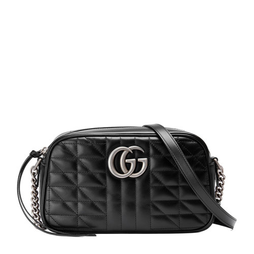 GUCCI/古馳 GG Marmont系列小號肩背包皮革447632UM8BN