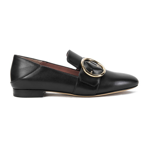 BALLY/巴利  女士 皮質 黑色百搭 平跟鞋 6211701