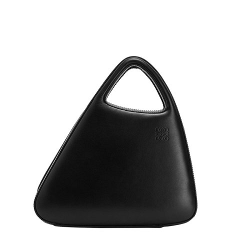 LOEWE/羅意威 22春夏新款Architects A系列 女士黑色天然小牛皮單肩斜挎手提包 0010368181