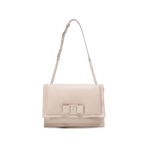 Salvatore Ferragamo/菲拉格慕【22年新款】女士牛皮VIVA蝴蝶結手提單肩包 I287