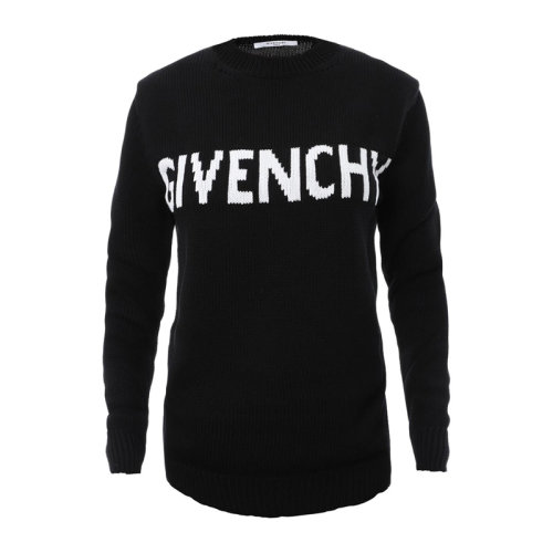 Givenchy 紀梵希  女裝 服裝 黑色棉質時尚LOGO標識休閑針織衫 女士毛衣