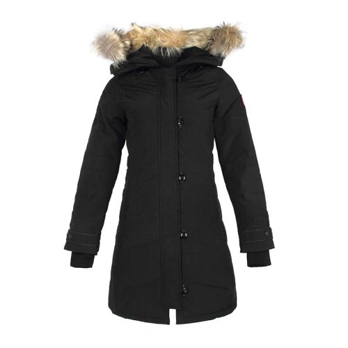 CANADA GOOSE/加拿大鵝 女裝 服飾 狼毛領(lǐng)白鴨絨中長款收腰修身連帽 女士羽絨服外套