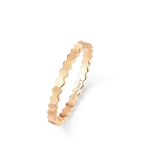 Chaumet/尚美 經(jīng)典BEE MY LOVE系列 18k金玫瑰金愛?巢戒指081931