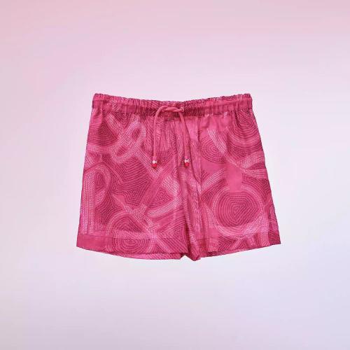  HERMES愛馬仕 22年秋冬 女士 短褲 Mini-short de plage imprime ??Eperon d%26s;Or?? H2H34