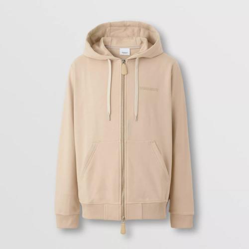  BURBERRY 22年秋冬 男士 徽標印花彈力棉質連帽上衣 80626221