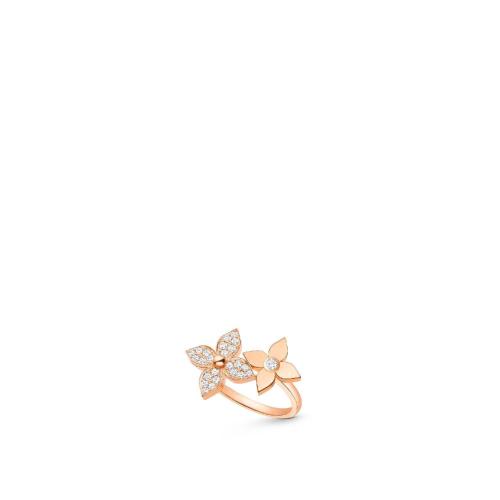  LV路易威登 22年秋冬 女士 戒指 STAR BLOSSOM 1*w*8K金鉆石戒指 Q9L25C Q9L25B Q9L25D Q9L25L 預定商品2-8周發貨