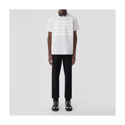  BURBERRY 22年秋冬 男士 Horseferry 印花棉質寬松 T 恤衫 80521001