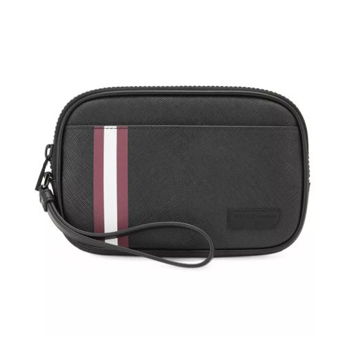 BALLY/巴利 男士 男包 黑色皮革時尚手拿包 6232040