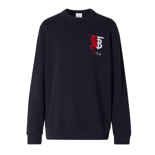  BURBERRY/博柏利 男士深藍色棉質衛衣 8022310 PLFSX