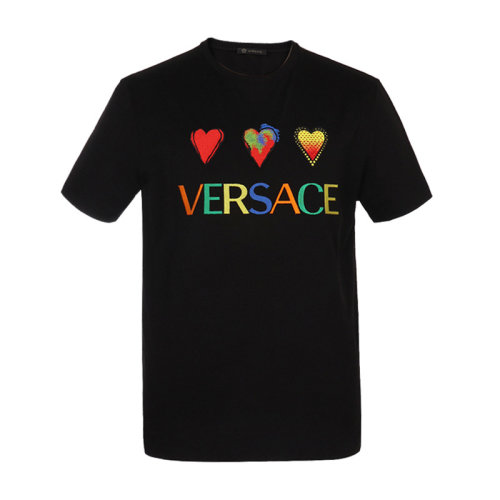 VERSACE/范思哲  男裝 時尚簡約 男士棉質短袖T恤 A83585A-5A22458-A001