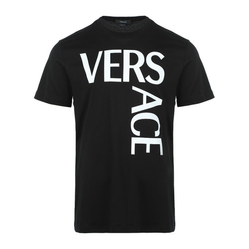 VERSACE/范思哲22春夏字母徽標印花男士短袖T恤10012881A00922