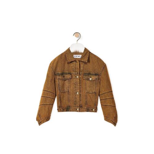  LOEWE羅意威 22年秋冬 女士 夾克 Twisted jacket in denim S540Y50X11-3100