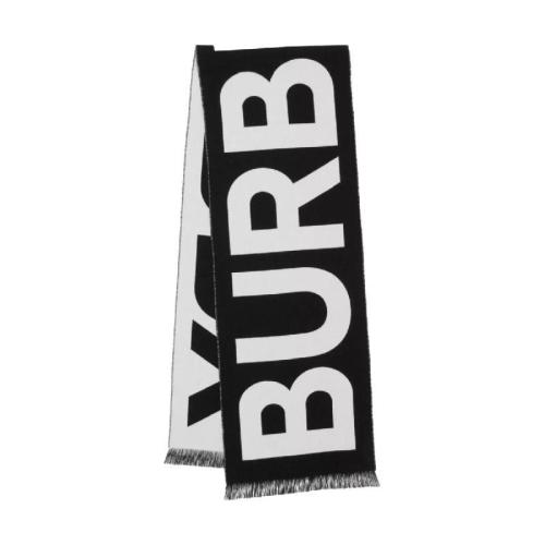  BURBERRY 22年秋冬 男士 徽標(biāo)羊毛提花圍巾 80355241 預(yù)定商品1-3周發(fā)貨