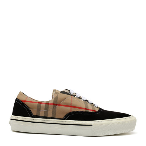 BURBERRY/博柏利 黑色男士休閑鞋板鞋 8016301