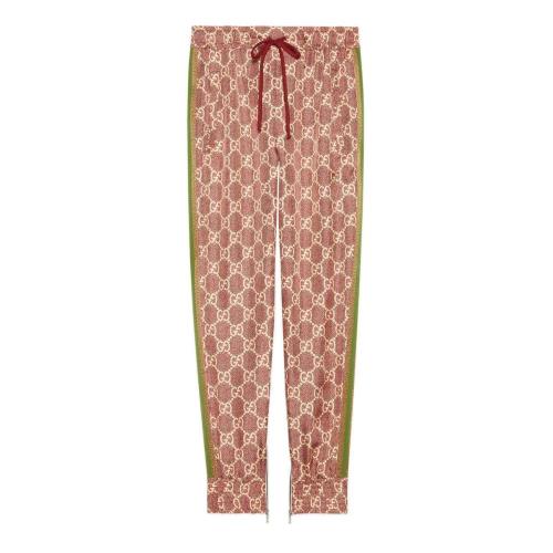  GUCCI古馳 22年秋冬 女士 GG圖案真絲長褲 625005 XJCL5 5281 預定商品2-6周發貨