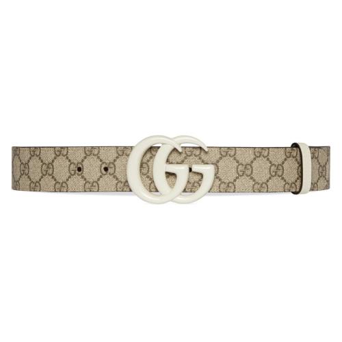  GUCCI古馳 22年秋冬 女士 雙G帶扣寬版腰帶 400593 HUH4V 9761
