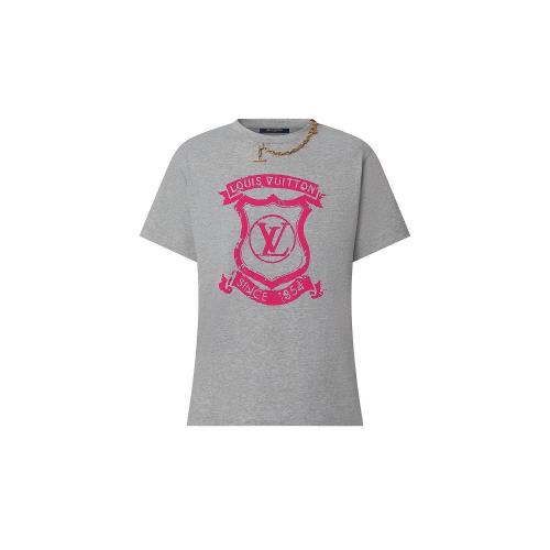  LV路易威登 22年秋冬 女士 短袖T恤 TEE-SHIRT a BLASON LV 1AAAE8 1AAAEC 1AAAEA 1AAAEB 1AAA