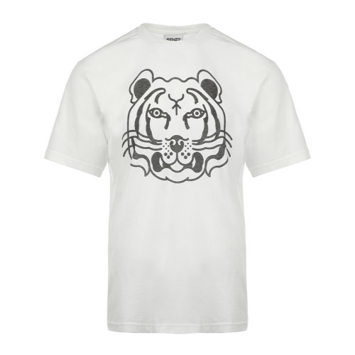 KENZO/高田賢三22春夏男士短袖T恤男士經典虎頭T恤FC55TS201