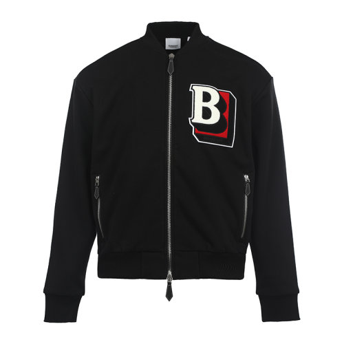 BURBERRY/博柏利22春夏字母徽標寬松開胸男士衛衣 8048010