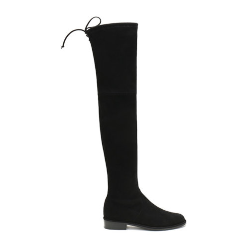 StuartWeitzman/斯圖爾特韋茨曼 女士絨面皮革系帶長筒靴 LOWLAND