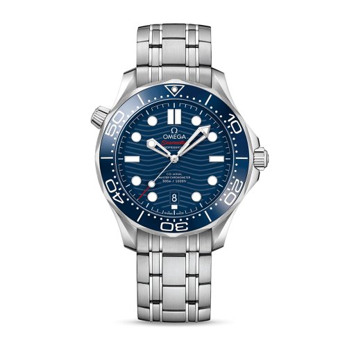 OMEGA/歐米茄 海馬系列 300米潛水表 同軸至臻天文臺(tái) 精鋼 自動(dòng)機(jī)械 男士腕表 210.30.42.20.03.001