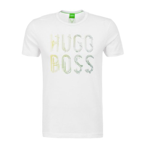 Hugo Boss 雨果波士  男裝 服裝 圓領棉質logo印花男士短袖T恤