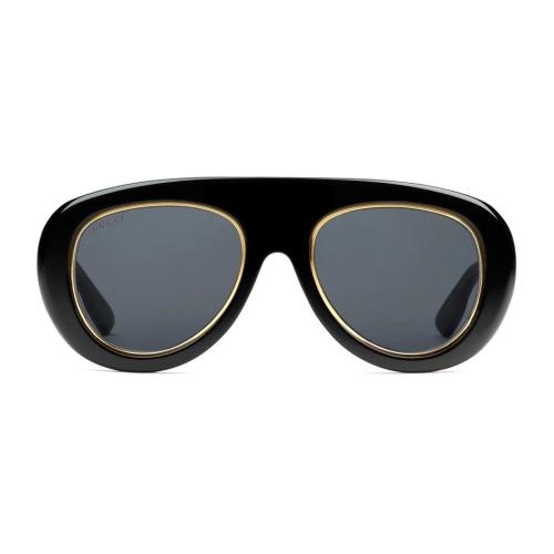  GUCCI古馳 22年秋冬 男士 領航員鏡框太陽眼鏡 691373 J0740 1012