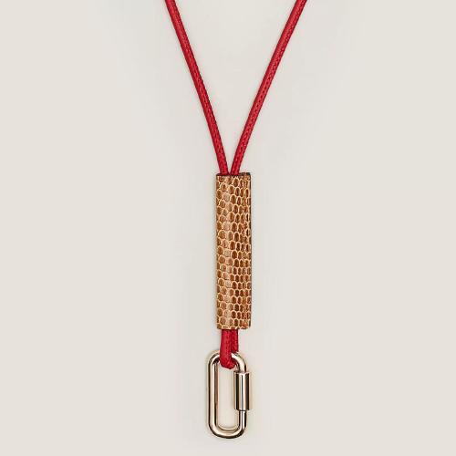  HERMES愛馬仕 22年秋冬 女士 項(xiàng)鏈 Collier Curiosite Mousqueton H071673FDAC