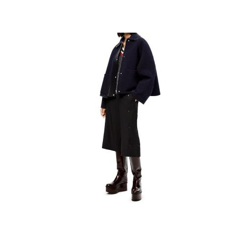  LOEWE羅意威 22年秋冬 女士 夾克 Anagram jacquard short jacket in wool S359Y02X41-4252