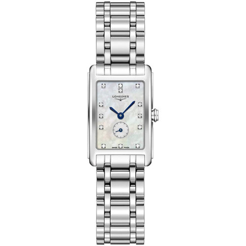  LONGINES/浪琴  黛綽維納系列精鋼表殼表鏈女士石英腕表 20.8*32毫米