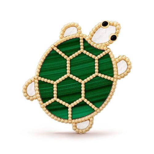  VCA梵克雅寶 22年秋冬 女士 胸針 Lucky Animals Turtle胸針 VCARP5LK00 預定商品2-8周發貨