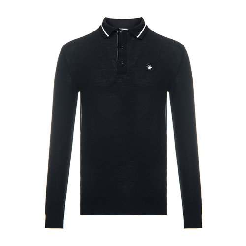 Dior Homme/迪奧桀傲 20年春夏 百搭 男性 黑色 男士長POLO 833M848KT332980