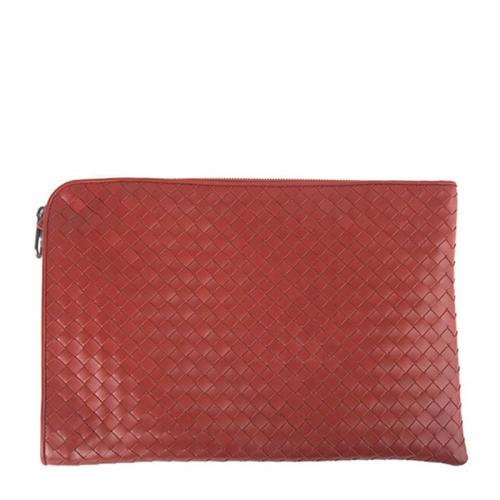 Bottega Veneta/葆蝶家  寶緹嘉男包 男士羊皮時尚編織拉鏈手拿包 224052V46514409